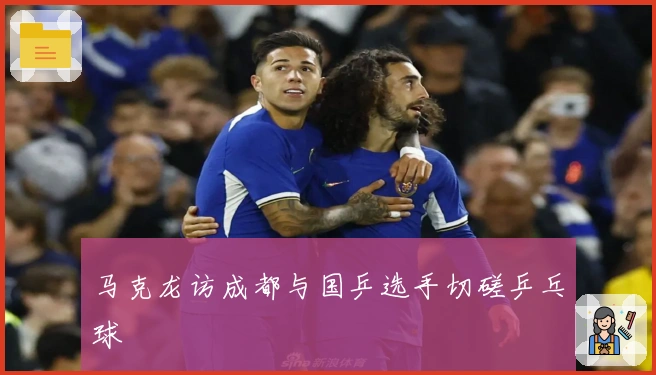 马克龙访成都与国乒选手切磋乒乓球